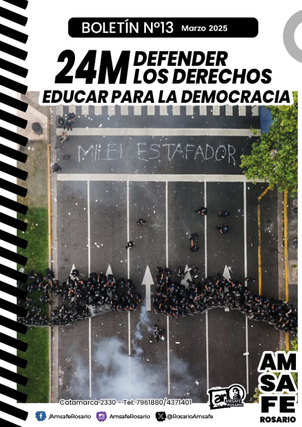 BOLETÍN N°13: 24M: DEFENDER LOS DERECHOS, EDUCAR PARA LA DEMOCRACIA