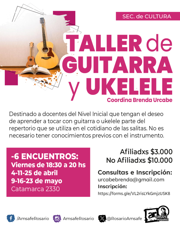 TALLER DE GUITARRA Y UKELELE