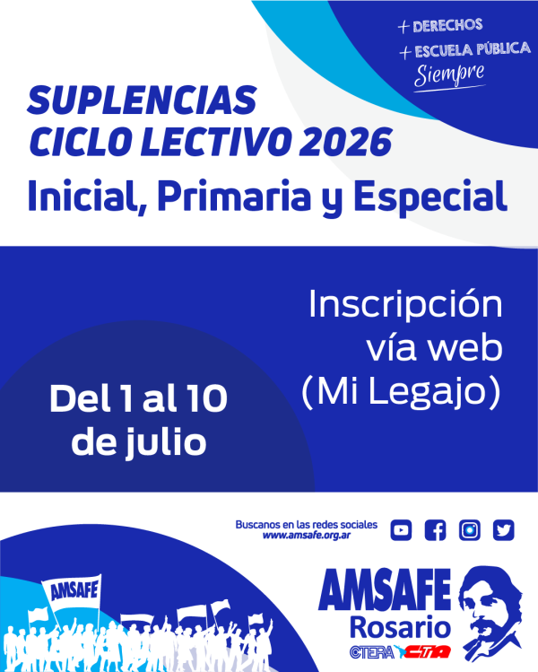 Suplencias Ciclo Lectivo 2026 IPE