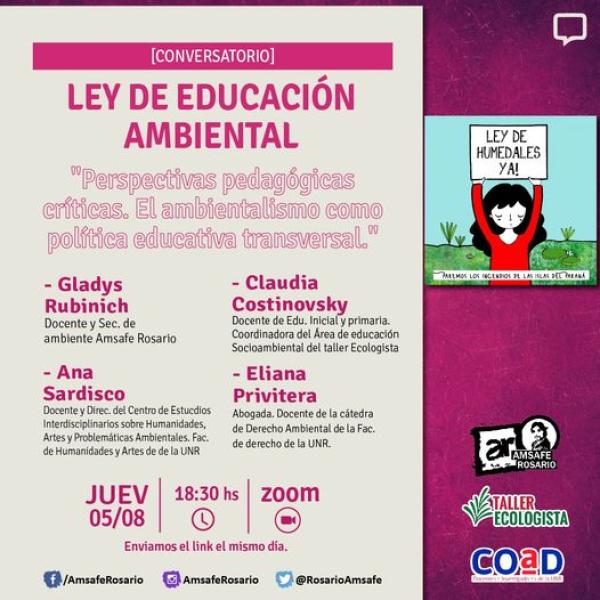 Conversatorio: Ley de Educación Ambiental.