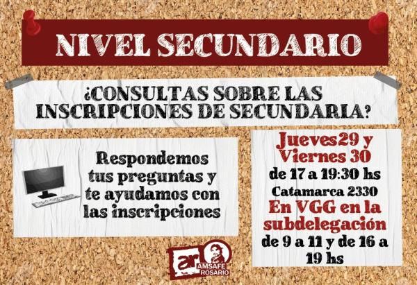 Secundaria: Cronograma de Suplencias y Concurso