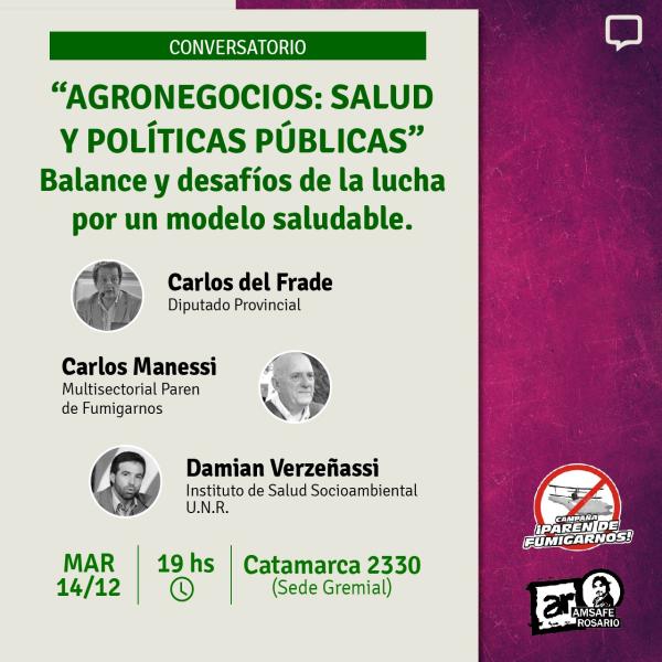 [Conversatorio] Agronegocios: salud y políticas públicas.