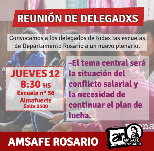 Reunión del Cuerpo de Delegadxs