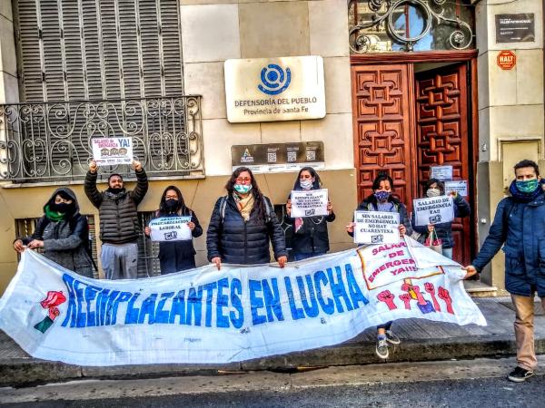 Llevamos los reclamos de lxs Docentes Reemplazantes a la Defensoría del Pueblo