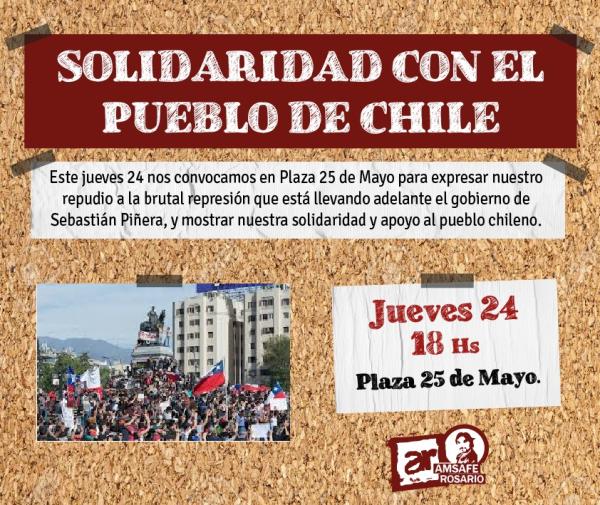 Solidaridad con el pueblo de Chile