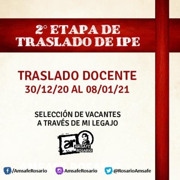 2° Etapa de traslado de IPE 