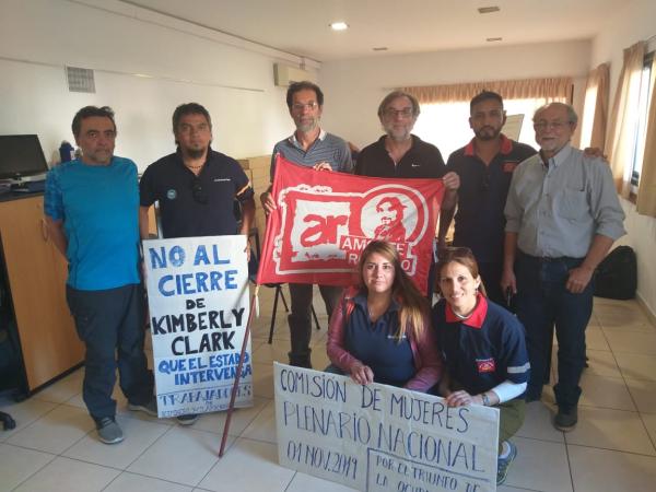 Solidaridad con lxs trabajadorxs de Kimberly (Bernal)