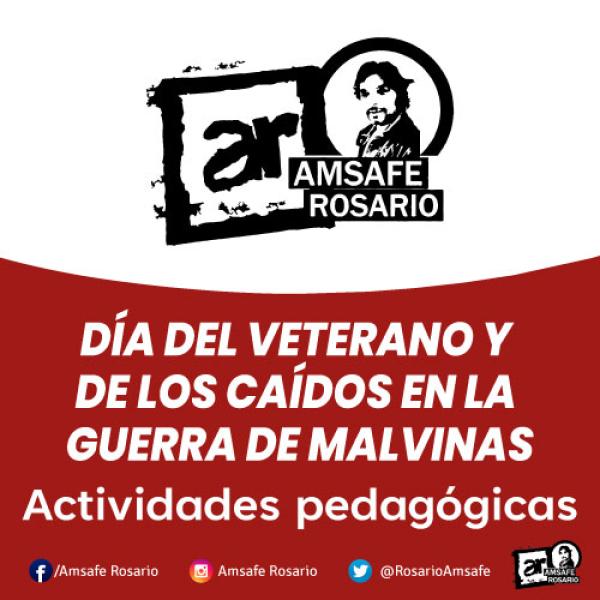 Actividades pedagógicas: Día del Veterano y de los Caídos en la Guerra de Malvinas