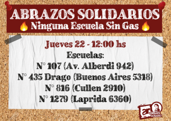 ¡Se multiplican los abrazos solidarios en las escuelas!