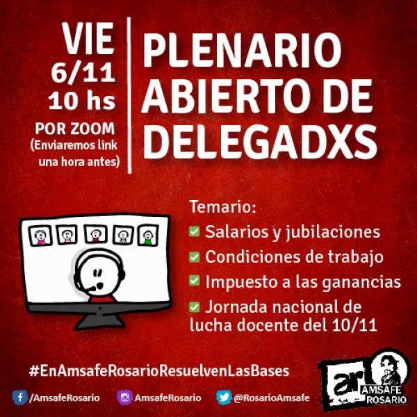 Plenario Abierto de Delegadxs