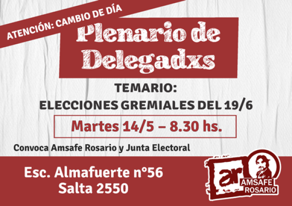 Plenario de delegadxs