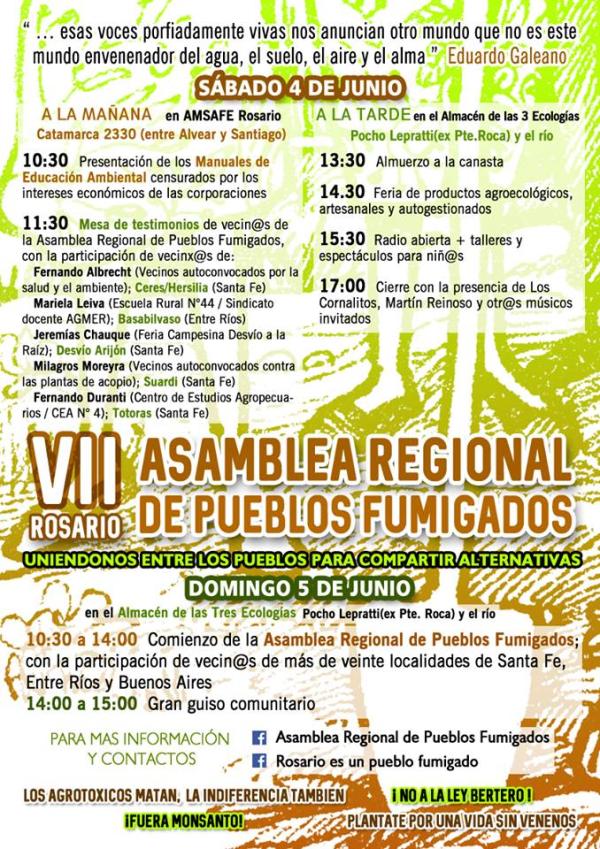 VII Asamblea Regional de Pueblos Fumigados 