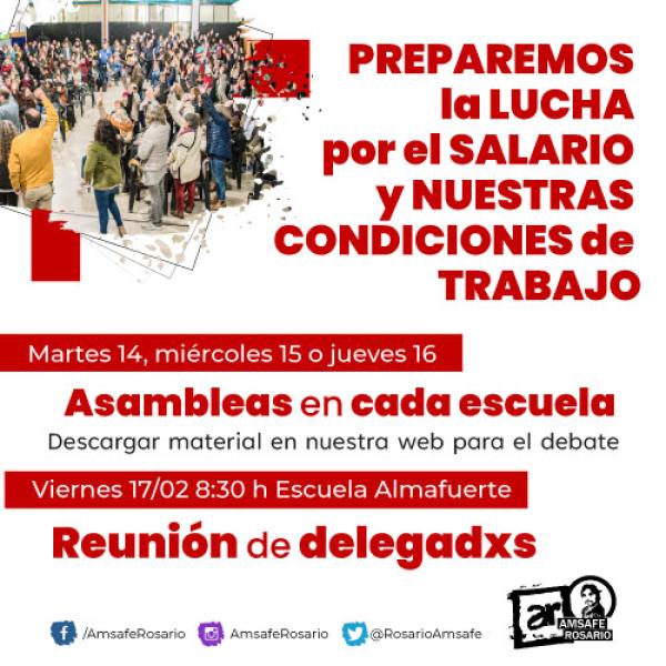 Preparemos la lucha por el salario y nuestras condiciones de trabajo