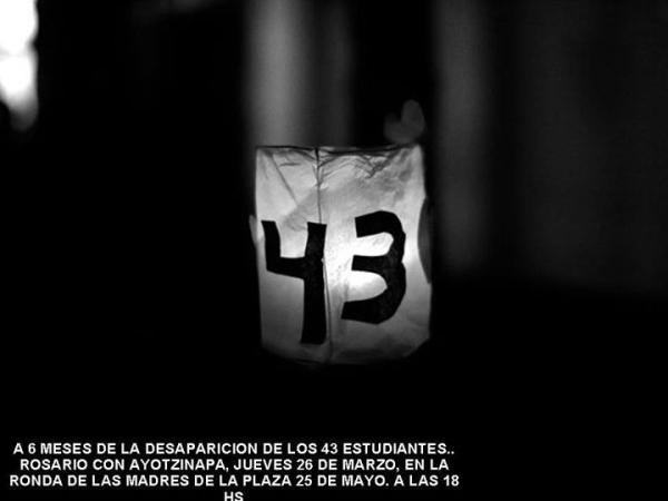 Seguimos el reclamo por los 43 normalistas de Ayotzinapa