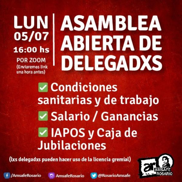 Asamblea abierta de Delegadxs