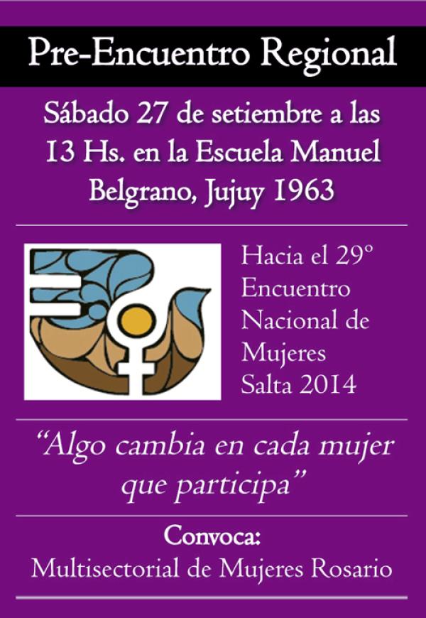 Pre-Encuentro Regional de Mujeres