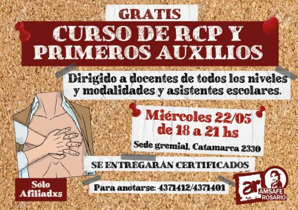 Curso de RCP y Primeros Auxilios 