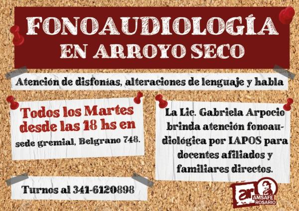 Fonoaudiología en Arroyo Seco