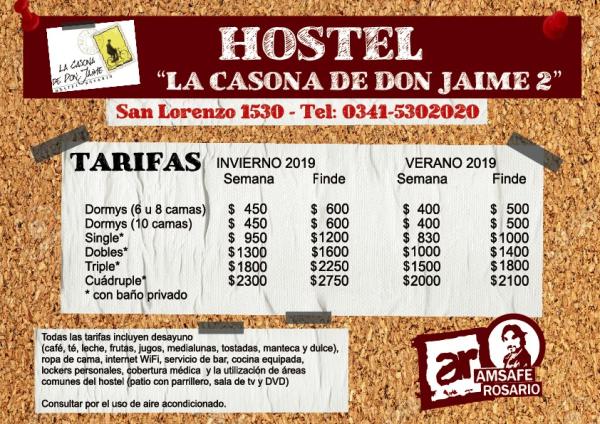 Convenio: Hostel La Casona de Don Jaime 2