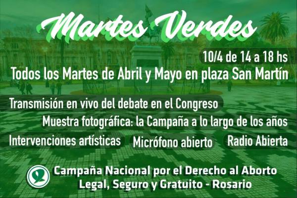 Adherimos a la campaña de martes verdes 