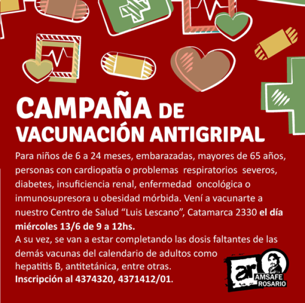 Campaña de Vacunación Antigripal. 