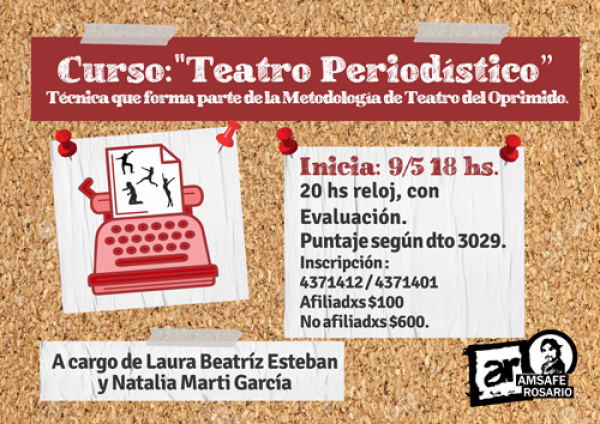 Curso de “Teatro Periodístico”