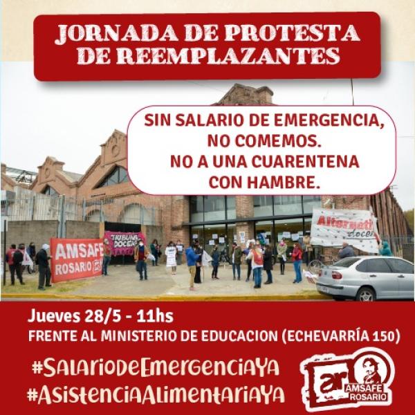 Jornada de Protesta de Reemplazantes 