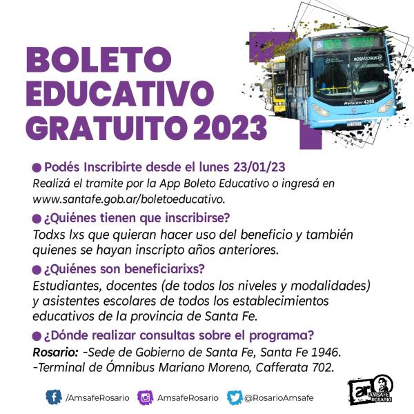 Boleto Educativo Gratuito 2023