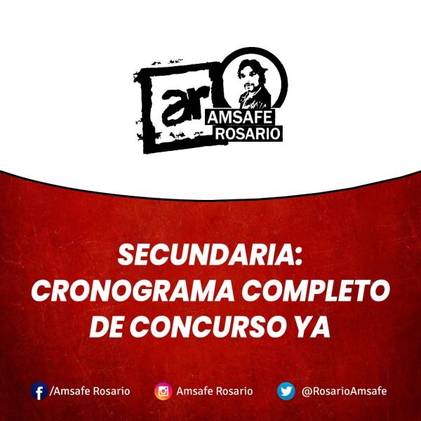 Secundaria: Cronograma Completo de Concurso Ya