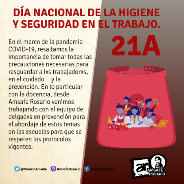 21A: Día Nacional de la Higiene y Seguridad en el Trabajo.