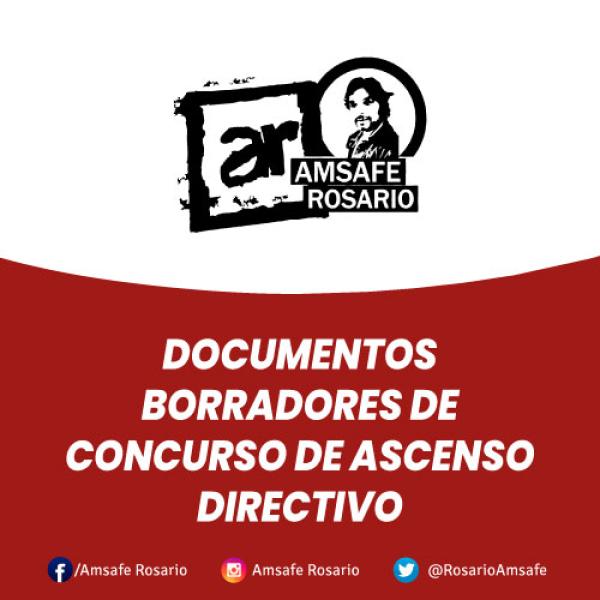 Documentos borradores de concurso de ascenso directivo