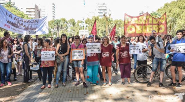 Concentración por salarios y Justicia por Fuentealba