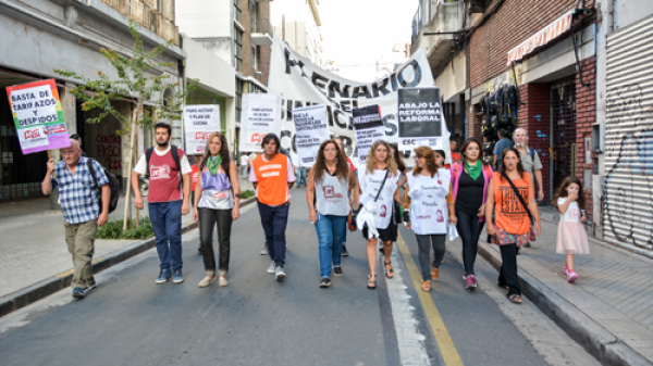 14F - Movilización del Sindicalismo Combativo contra los tarifazos, despidos y topes salariales.
