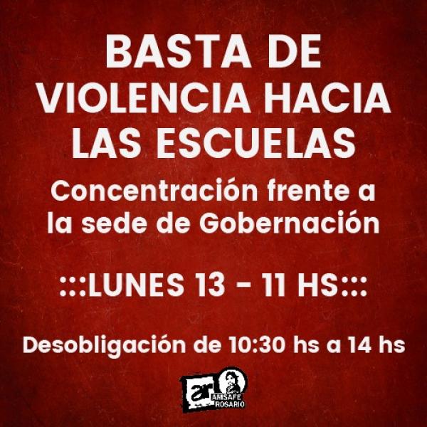 Basta de Violencia hacia las Escuelas