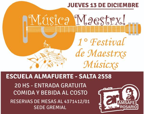 1° Festival de Maestrxs Músicxs