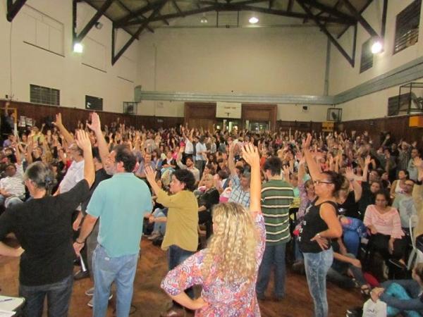 Una masiva asamblea departamental sirvió para fortalecer la democracia sindical