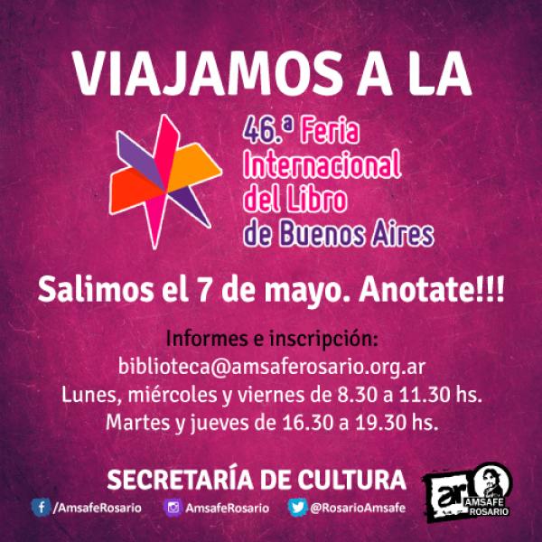 Viajamos a la 46° Feria Internacional del Libro de Buenos Aires