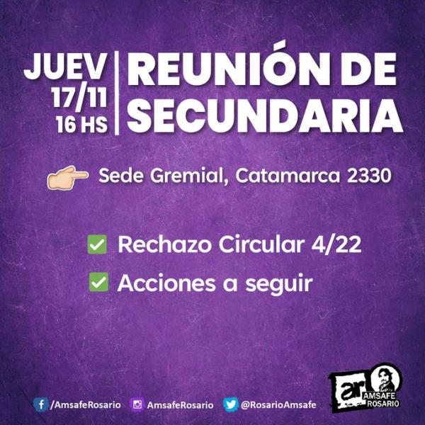 Reunión de Secundaria