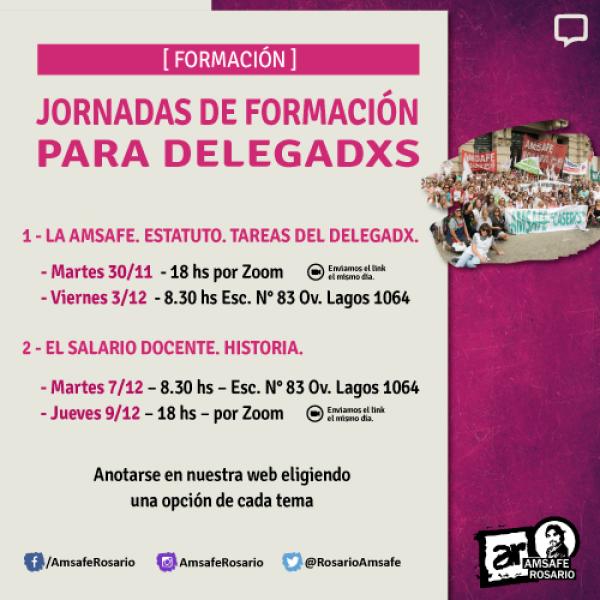 Jornadas de Formación para Delegadxs