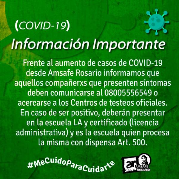 Covid 19 Información importante sobre licencias