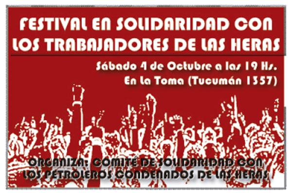 Festival en Solidaridad con los trabajadores de Las Heras
