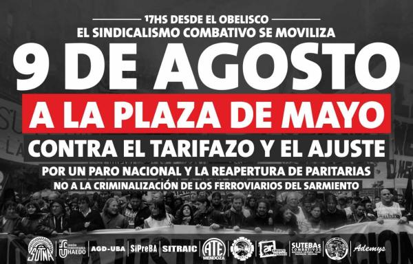 Marcha contra el ajuste y los tarifazos