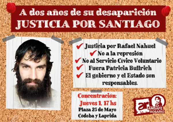 A dos años de su desaparición Justicia por Santiago