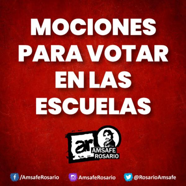 Mociones para votar en las escuelas