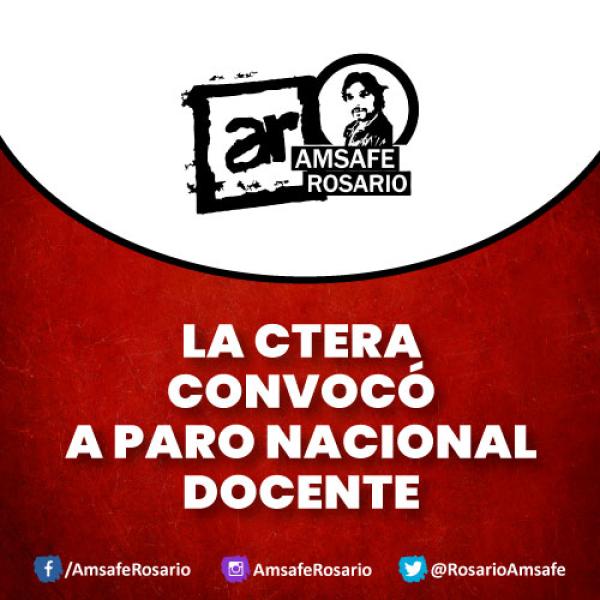 La Ctera convocó a paro nacional docente