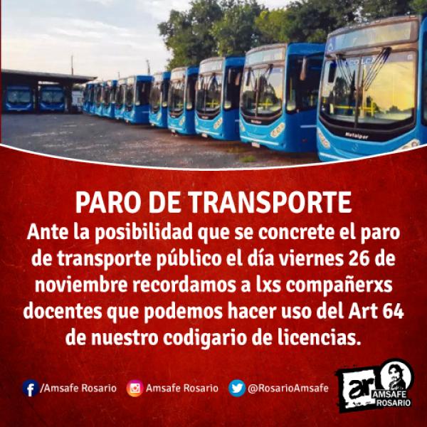 Paro de transporte