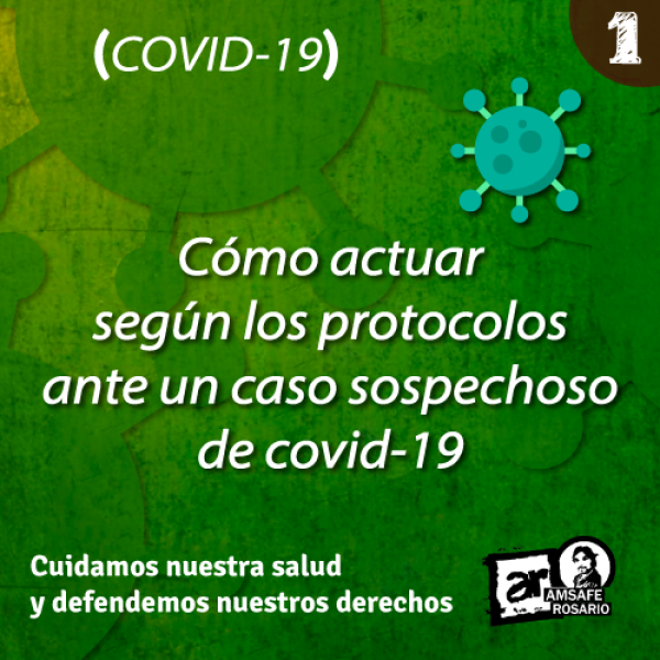 Cómo actuar según los protocolos ante un caso sospechoso de covid-19