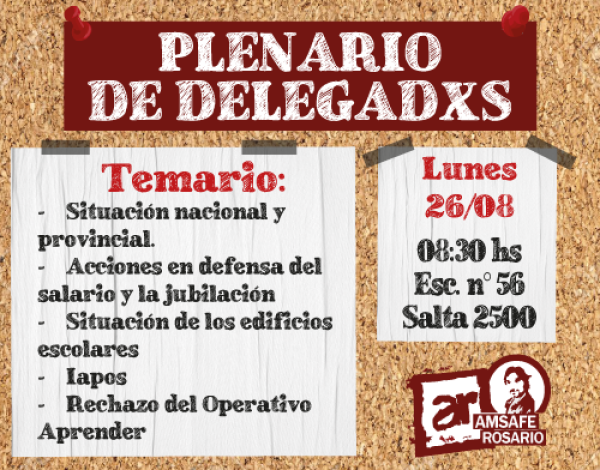 Plenario de delegadxs