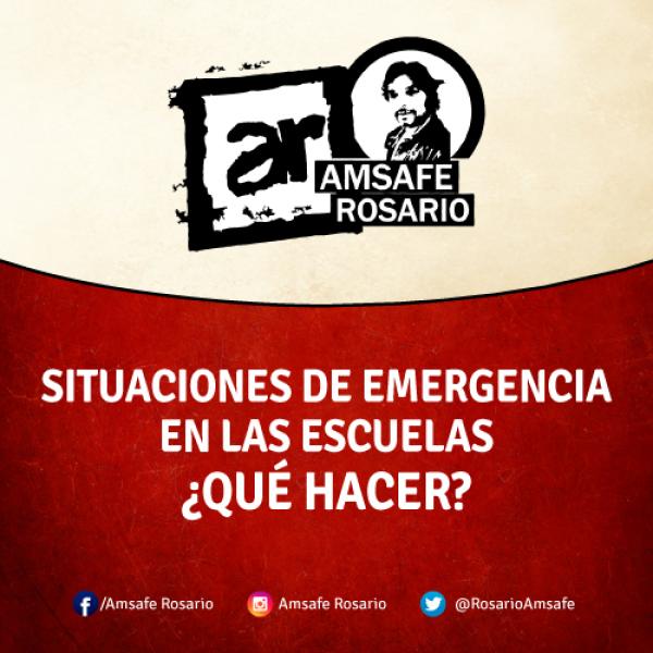 Situaciones de emergencia en las escuelas. ¿Qué hacer?