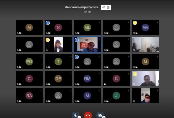 Amsafe Rosario realizó la primer Reunión Virtual de Reemplazantes.